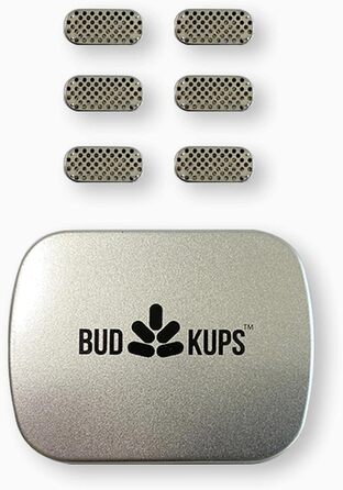 Комплект BudKups Case Bundle, містить 6 BudKups Generation 3.0 (зарядні капсули для P2/P3) та кейс Bud