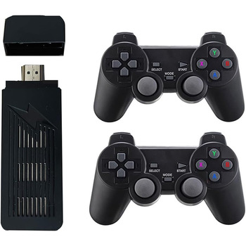 Ігрова приставка, Game Stick 4K HDMI вихід з 60000 ігор (256G) з 2.4G бездротовими контролерами Plug-and-Play відеоігри іграшка ручні емулятори для домашнього телевізора, 9 Retro Console