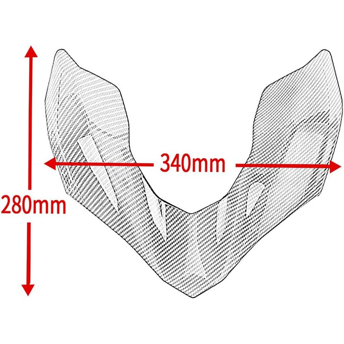 Передня фара Lorababer Z 900 Верхня фара Подовжувач носа Навіс Верхня кришка Оптика з вуглецевого волокна Сумісна з K-AWASAKI Z900 Z-900 2017 2018 2019, Аксесуари (Оптика з вуглецевого волокна)