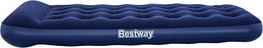 Надувне ліжко Bestway Blue Horizon Step з внутрішнім ножним насосом Single XL/Lo 188 x 99 x 28 см