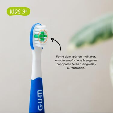 Щітки GUM Playbrush KIDS 3 Original, упаковка з 2 шт. , EXTRA SOFT, Blue Blue