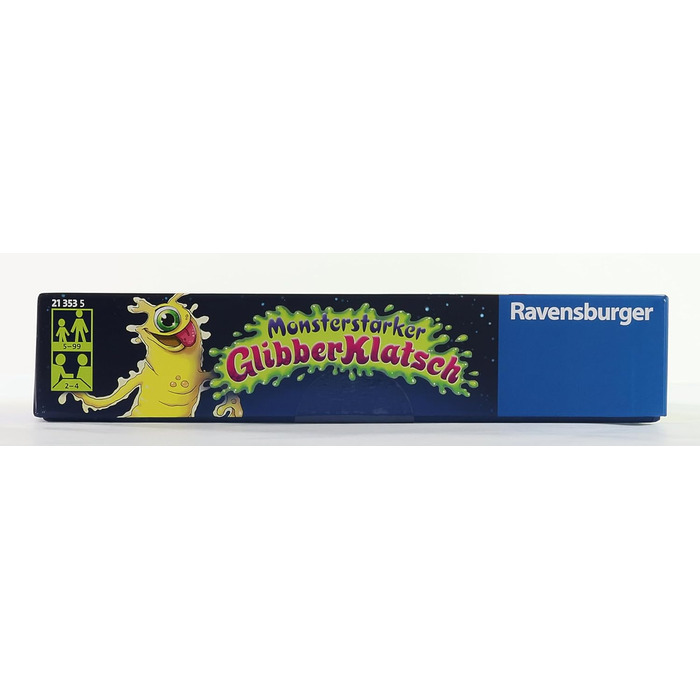 Дитяча гра Ravensburger Monsterstarker Glibber-Klatsch, салонна та сімейна гра, для дітей та дорослих, для 2-4 гравців, від 5 років Monsterstarker Glibberklatsch