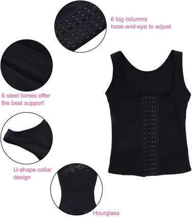 Боді Waist Trainer, Жіночий корсет Underbust, Waist Trainer, 6 розмірів, Жіночий корсет Underbust, Боді для схуднення, Тренування талії, Нижня білизна для формування фігури