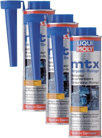 Очищувач карбюратора LIQUI MOLY mtx 300 мл Присадка до бензину Номер товару 5100 3x300 мл