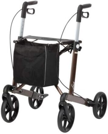 Висота сидіння Russka Rollator Vital 54см & 62 см / різне. Кольори / складаний Розмір Висота сидіння 62 см, колір мокко Висота сидіння 62 см Мокко