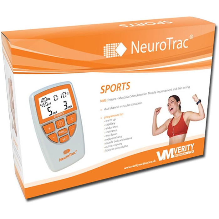 NeuroTrac Sport цифровий двоканальний стимулятор