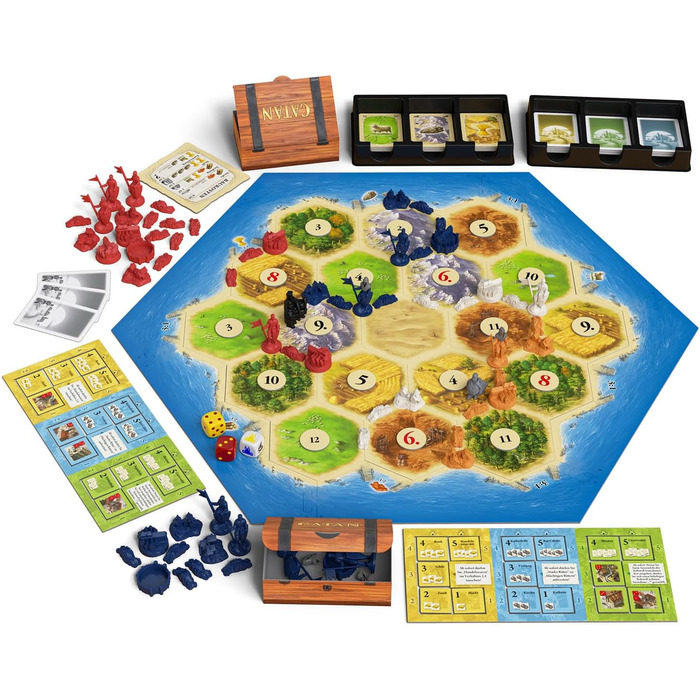 Розширення для Catan - The Game, настільна гра для 3-4 гравців віком від 12 років, грається тільки з базовою грою, Settlers of Catan, 682736 Catan - Cities & Knights