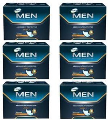 Вкладиші TENA For Men Level 1 - 4 упаковки / 4 x 24 96 шт. (20 шт. (6 упаковок))