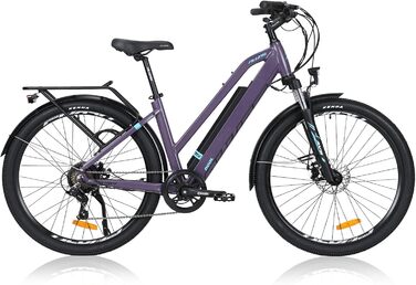 Електричний гірський велосипед Hyuhome E-MTB, 36V 12.5Ah, 27.5 дюймів, 7-швидкісна коробка передач, подвійні дискові гальма Shimano