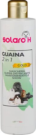 Кондиціонер Solaro H Guaina Gold для собак 250 мл Detangler Живильний і поліруючий горіх інки