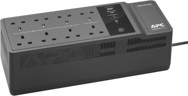 Джерело безперебійного живлення APC by Schneider Electric ES - BE650G2-Великобританія - 650 ВА (8 виходів, захист від перенапруг, 1 USB-порт для заряджання) (850 ВА / 520 Вт)