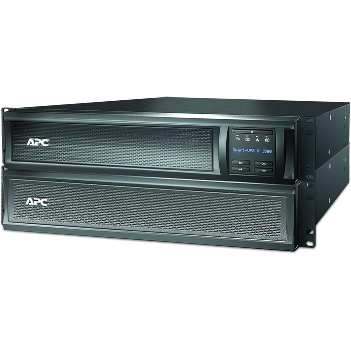 ДБЖ APC Smart UPS SMX - SMX750I - ДБЖ 750 ВА (стійка/вежа, до 34 хв. час роботи в режимі очікування в разі відключення електроенергії, РК-панель, режим ECO - функція енергозбереження) (вихідна потужність 1500 ВА)