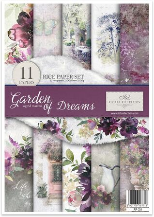 Рисовий папір, папір, 29,7 x 21 см, Garden Of Dreams Сад Мрії 29,7 x 21 см