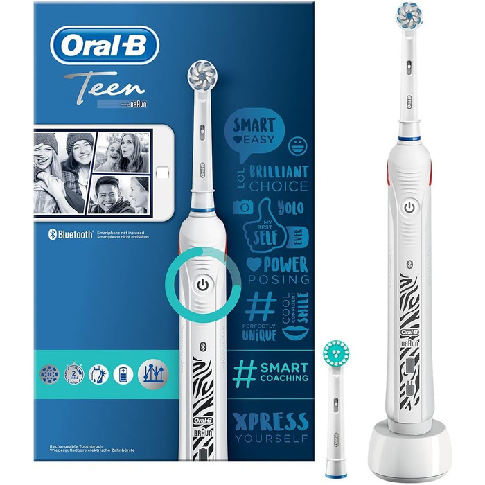 Електрична зубна щітка Oral-B Genius 8900 White, коричнева