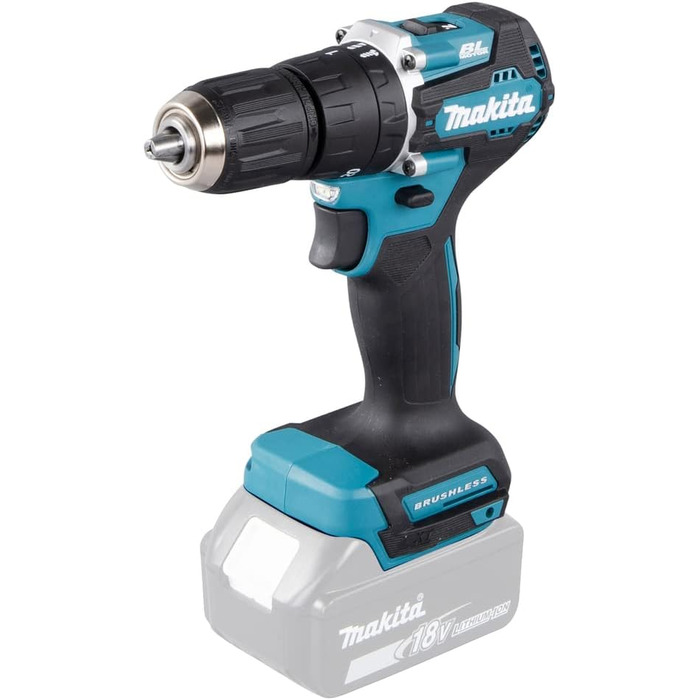 Акумуляторний комбінований дриль Makita DHP487Z 18V (без акумулятора, без зарядного пристрою) Акумуляторний комбінований дриль одинарний