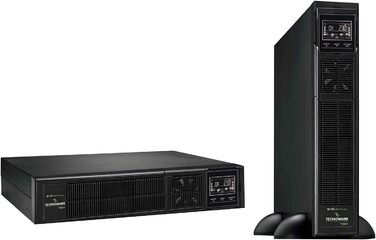 Джерело безперебійного живлення Tecnoware UPS EVO DSP PLUS 3600 - On-line технологія, монтажна вежа - 8 виходів IEC - Автономність до 40 хв - Потужність (2400 ВА, стійка/вежа)