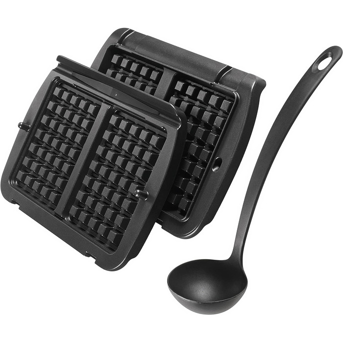 Вафельна тарілка Tefal XA7248 OptiGrill, чорна