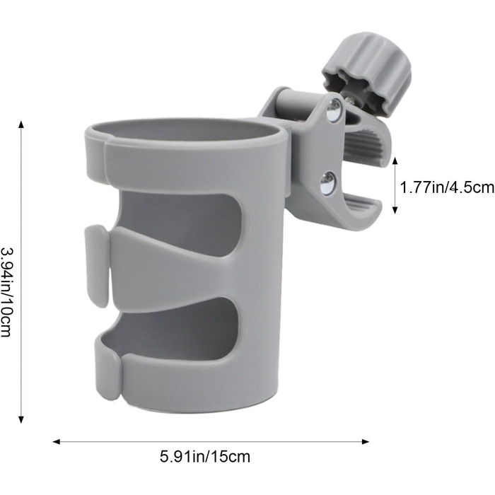 Тримач для напоїв у дитячій колясці Ударостійкий підстаканник для колясок, інвалідних візків та Зручні аксесуари для коляски, щоб напої були під рукою під час прогулянок і прогулянок