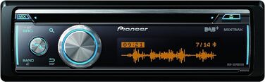 Автомобільна стереосистема 1DIN, CD-тюнер з FM і DAB, Bluetooth, MP3, USB і AUX вхід, RGB-підсвічування, комплект гучного зв'язку Bluetooth, додаток Smart Sync, 5-смуговий еквалайзер одинарний, 8700DAB