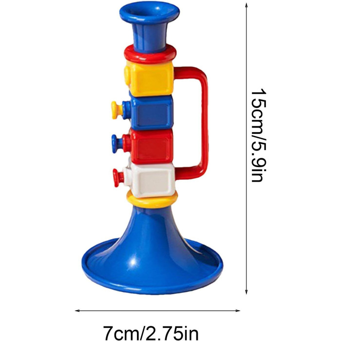 Дитячі музичні інструменти іграшка, навчальна музична труба для дітей, дитячі музичні інструменти для практики, дитяча музична іграшка для дівчаток, музична труба для, дитячі музичні іграшки для розвитку синій