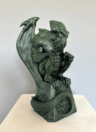 Статуетка Ктулху 27 см Cthulhu Rising Marble Sculpture Hp Lovecraft Bust Statue Cthulhu Idol