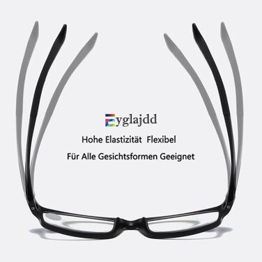 Окуляри для читання Eyglajdd TR90 для жінок, чоловіки, 2 пакети синіх світлоблокуючих окулярів сіро-червоний сіро-червоний 3.0 x