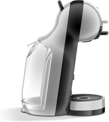 Кавоварка Krups Nescaf Dolce Gusto Mini Me KP123BK та інші напої, автоматична, 0,8 л, сіра/чорна