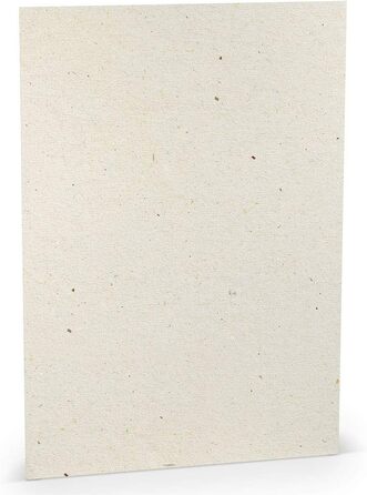 Канцелярське приладдя DIN A4 - Terra Vanilla White Cream Beige 100 г/м - Аркуші паперу розміром 29,7 х 21 см для крафту та друку Terra Vanilla 50 шт., 50 шт.