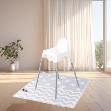 Milageto Baby High Chair Stain Mat, Travel Cushion Dirty Resistance, Waterproof Double Layer Baby Feeding Cushion, Style C, Milageto Baby High Chair Stain Mat, Travel Cushion Dirty Resistance, Waterproof Double Layer Baby Feeding Cushion, Style C