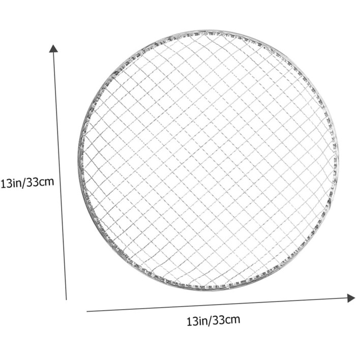 Одноразова сітка для гриля килимок для гриля підставка для випікання хліба похідний посуд посуд для випічки сітка для випічки одноразові грилі одноразові грилі мангал решітка для барбекю решітка для копчення оцинкований дріт срібло, 10 шт.