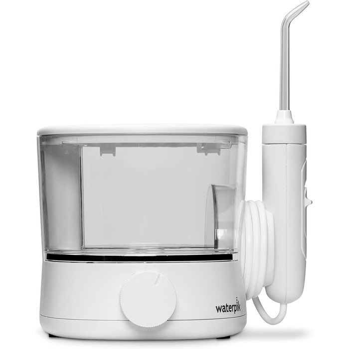 Іригатор для порожнини рота Waterpik ION WF11 (білий), бездротовий, акумуляторний та портативний, з 6 насадками та 1 футляром для зберігання