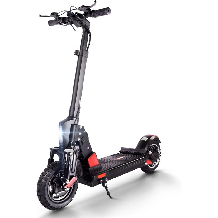 Електричний самокат для дорослих E Scooter 48V 13Ah E Scooter Електричний самокат 10-дюймові пневматичні шини, C1 Pro Black