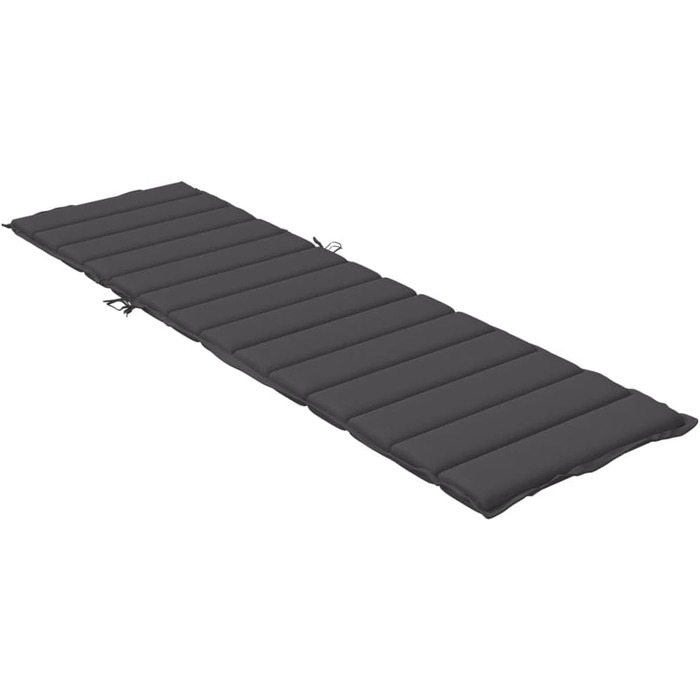 Подушка для шезлонгу CIADAZ Melange Anthracite 200x60x4 см Тканина, Подушка для шезлонга, Подушка для шезлонга, Подушка для шезлонга, Подушка для лавки, Подушка для стільця для високих стільців, Подушки для шезлонгів - 4002508