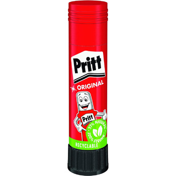 Клей-олівець Pritt, безпечний і зручний для дітей клей для мистецтва та рукоділля, міцний клей для шкільного та канцелярського приладдя, ручка Pritt 100x11 г