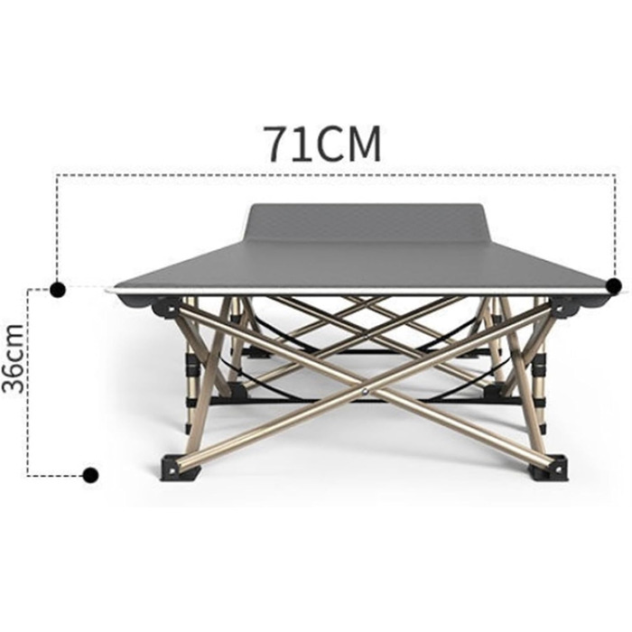 Розкладний диван-ліжко для офісу, обідньої перерви, Реклайнер, Просте переносне ліжко для кемпінгу, Реклайнер