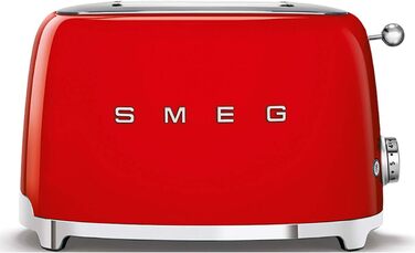 Тостер Smeg TSF01RDEU 2 скибочки, червоний