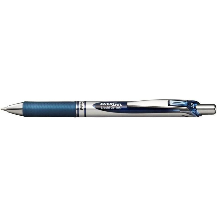 Гелева ручка PENTEL Energel BL77, висувна, 0,7 мм, темно-синій, 5 шт.