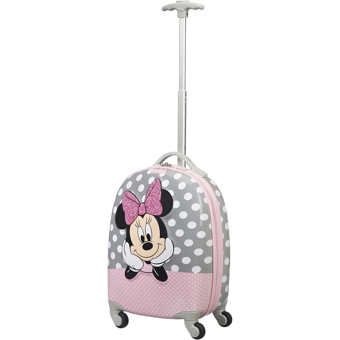 Л), 2.0 - Spinner S Kids Luggage (Multicolour) Minnie Glitter Spinner XS (46