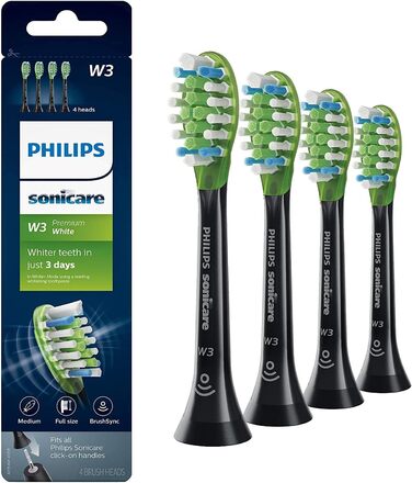 Насадки для щітки Philips Sonicare HX9064/95 4 шт. и Чорний