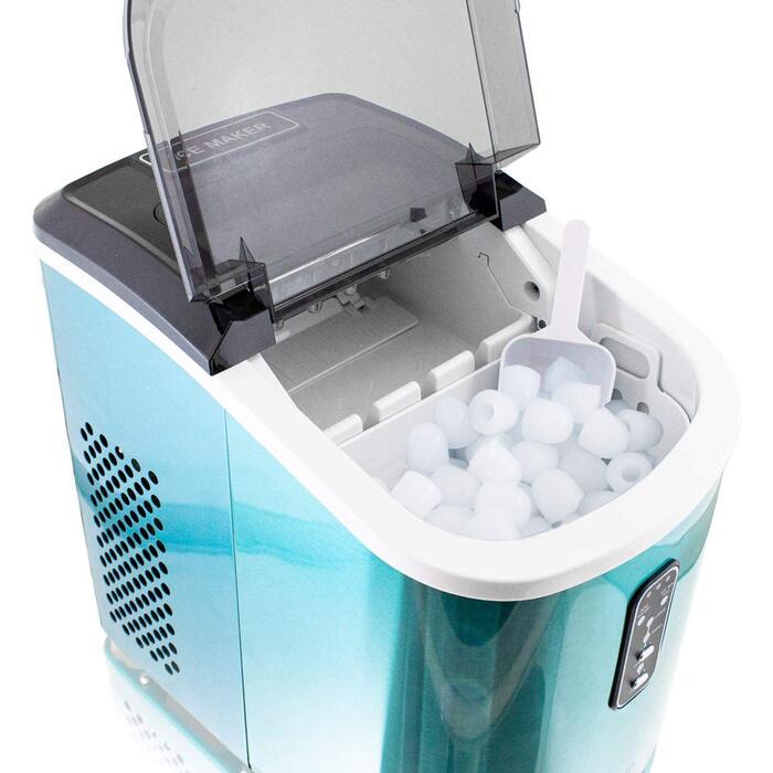 З нержавіючої сталі Ice Cube Maker Ice Cube Ice Maker Ice Machine Icemaker (світло-блакитний)