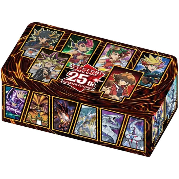 Ювілейна гра в карти Yu-Gi-Oh Tin of Dueling Heroes 25th Anniversary - німецьке видання, 1-е видання, бляшана коробка ()