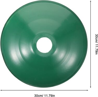 Металевий абажур Промисловий підвісний світильник Абажур Залізний конус Захисна лампа Вінтажний підвісний тримач стельового світильника Декоративний емальований абажур для вуличного світла зелений 30см