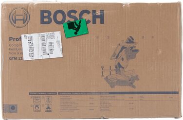 Торцювальна пила / комбінована пила Bosch Professional GTM 12 JL (Ø пиляльного диска 305 мм, вкл. 1 циркулярне пиляльне полотно, штовхач)