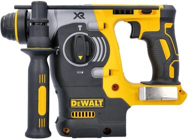 Акумуляторний комбінований перфоратор Dewalt 18В SDS-plus 24 мм DCH273N (безщітковий двигун, енергія удару 2,1 джоуля, низька вібрація, електричне зчеплення, регулювання швидкості обертання та удару, поставляється без акумулятора та зарядного пристрою) од