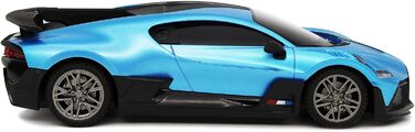 Машинка на радіокеруванні CMJ RC CARS Bugatti Divo Blue 124, офіційно ліцензована, робочі фари в масштабі 124, 2.4 ГГц