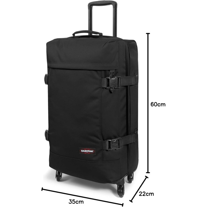 Валіза EASTPAK TRANS4 M, 70 x 39 x 28 см, 68 л - чорний (Black)