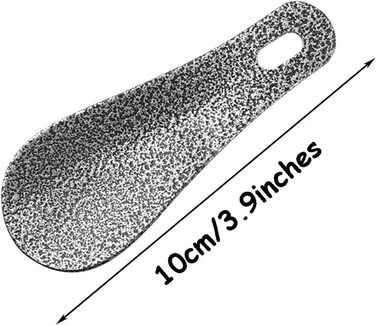 Ріжк для взуття, 2 упаковки, коротка ручка, ріжок для взуття, побутовий, ретро металевий гаджет для взуття, подарунок для чоловіків і жінок