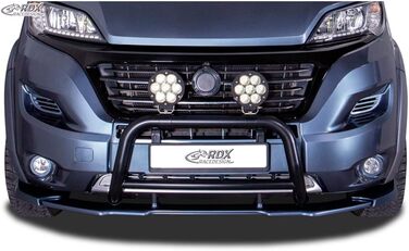 Передній спойлер RDX Racedesign Vario-X сумісний з Citroen Jumper & Fiat Ducato & Peugeot Boxer 2014- (PU) (розширення колісних арок з заводу)