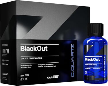 Покриття для шин CarPro Cquartz BlackOut 50 мл - Reifenbeschichtung