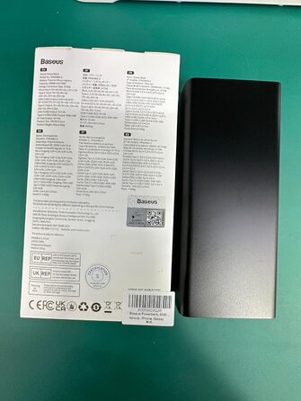 Powerbank Baseus 65W PD QC 4.0, 20000mAh, USB-C вхід/вихід